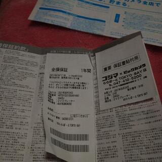 TOSHIBA DVDプレーヤーSd-420J新品美品（1年間保証付き）の画像