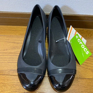 新品クロックス　レインシューズ(パンプス)の画像
