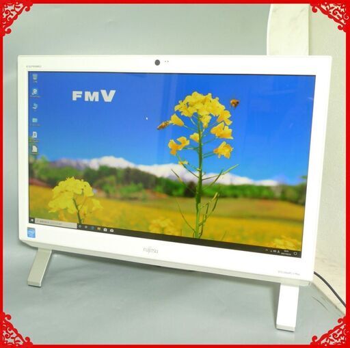 即使用可能 一体型PC 中古動作良品 21.5型 富士通 FH52/M Celeron 4GB 1TB DVDRW 無線 Bluetooth webカメラ Windows10 LibreOffice済 12,920円