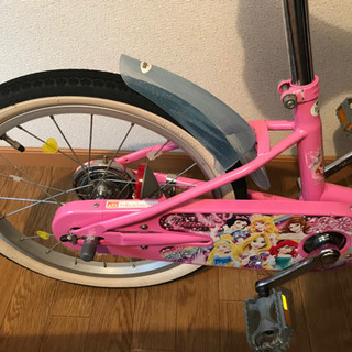 【商談中】18インチ　子供用自転車　プリンセス　ヘルメット付
