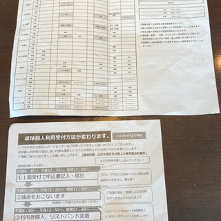 東京都中央区総合スポーツセンターで卓球 - 中央区