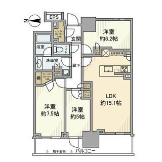 賃料DOWN！　海浜幕張駅　若葉3　3LDK　48階建ﾀﾜｰﾏﾝｼｮﾝ　WIC　保証人不要審査ご相談下さい　他社様の情報も含めまとめてご見学等可能でございます！ − 千葉県