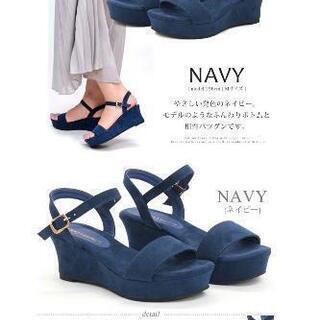 2足セット★ウエッジソール/ウエッジヒール/サンダルの画像