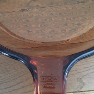 【値下げしました】美品☆ VISIONガラスフライパン・蓋付きの画像