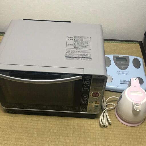 電子レンジ・体重体脂肪計(値段相談可)