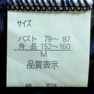 【未使用】紺色の水玉Tシャツの画像