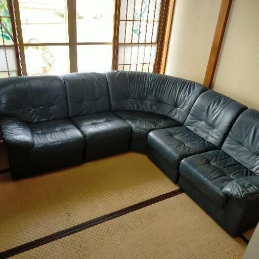 値下げ《 中古 》コーナーソファセット