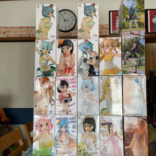 フィギュア　ソードアートオンラインセットの画像