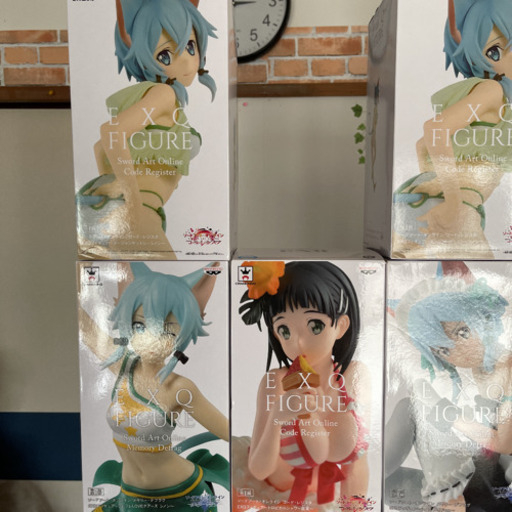フィギュア　ソードアートオンラインセット