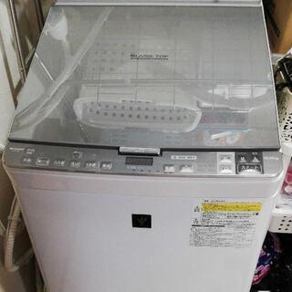 取付無料！SHARPインバーター搭載 ガラストップおしゃれ10kg洗濯機！冷蔵庫 取付無料！SHARPインバーター搭載 ガラストップおしゃれ10kg洗濯