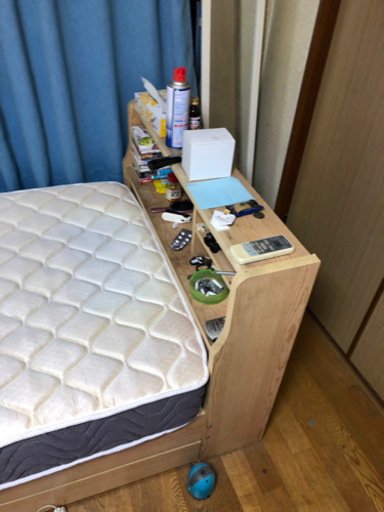 シングルベッド　ニトリマットレスつき