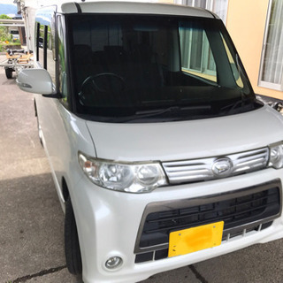 タントカスタム　4wd  車検付き