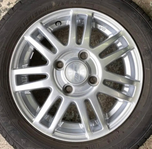 155/65R13・軽自動車用　夏タイヤとアルミホイールセット