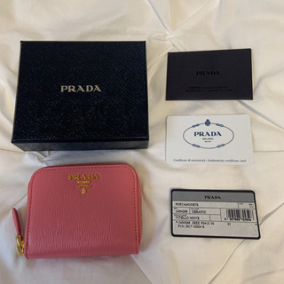 PRADA 1MM268 VITELLO MOVE ZIPコイン...