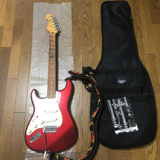 FENDER Standard Stratocaster LH Upgrade Candy Apple Red