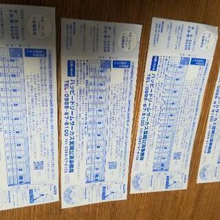 ハッピードリームサーカスの割引チケット　4枚の画像