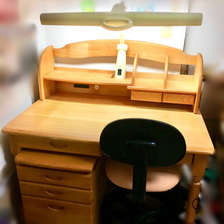☆値引OK☆   学習机　チェスト　イス　　3点セット