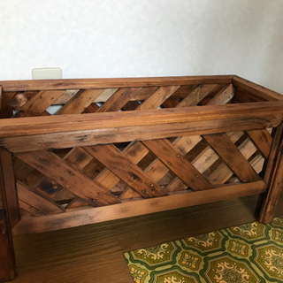 木のプランター
