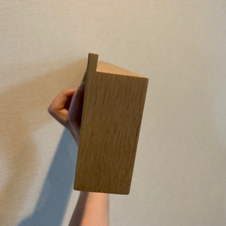 無印良品　壁につけられる家具 44cm オーク材の画像