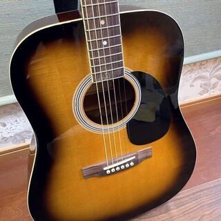 Sepia Crue アコースティックギター　W-130/TS　BELCAT ギター/ベース用オートチューナー BC-1600 付き　カバー付属の画像