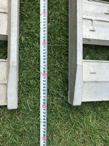 アルミブリッジ　長さ2400㎜、幅350㎜　トラクター等使用