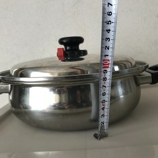 中古ステンレス鍋　引き取り限定の画像