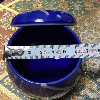 ꕤ*.゜瑠璃色の蓋つき小鉢　10個の画像