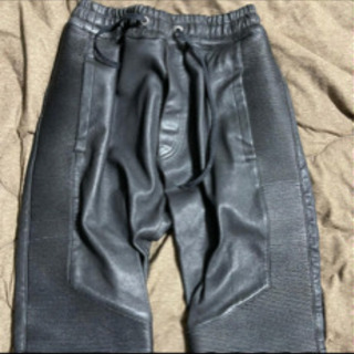 ☆値下げ交渉OK☆バルマン❗️ バイカーレザーパンツ