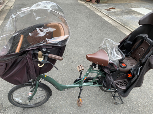 決まりました子供乗せ自転車　Bell mele mini 3人乗り