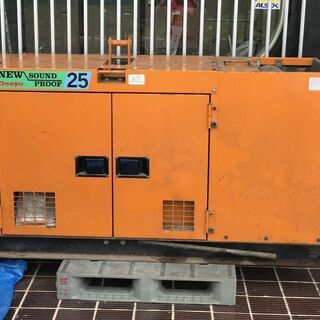 【引取限定】デンヨー　ディーゼルエンジン発電機　DCA-25SP...