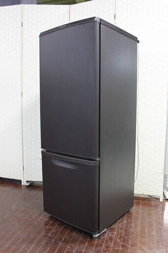 パナソニック　2ドア冷凍冷蔵庫　168L　NR-B17BW-T　マットビターブラウン 2019年製 Panasonic 冷蔵庫 店頭引取歓迎 R3636)