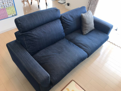 【美品】無印良品　ワイルドアームソファー　2.5シーター