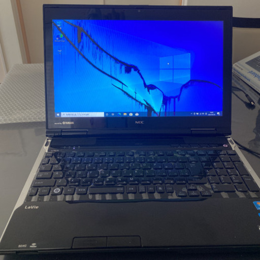 NEC ノートパソコン　画面割れ  型番PC-LL750HS6B