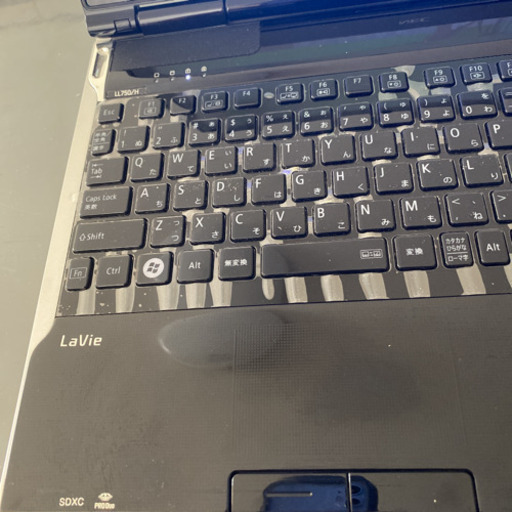NEC ノートパソコン　画面割れ  型番PC-LL750HS6B