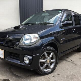 【コミコミ価格】 スズキ　ｋｅｉワークス　5速マニュアル　4WD　ターボ　フジツボマフラー　純正レカロシート　車検R4年4月！ ♪8198の画像