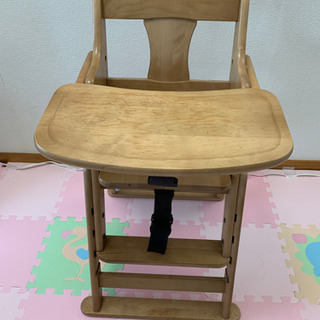 折りたたみハイローチェア　澤田木工所