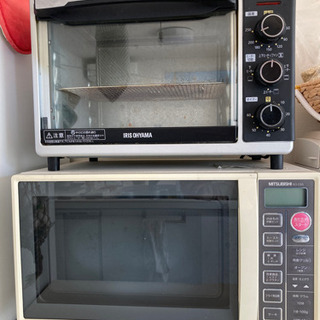 三菱オーブンレンジ　アイリスオーヤマ　コンベクション