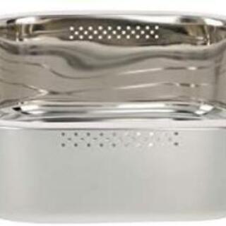 未使用☆高儀 ステンレス小判型洗い桶

の画像