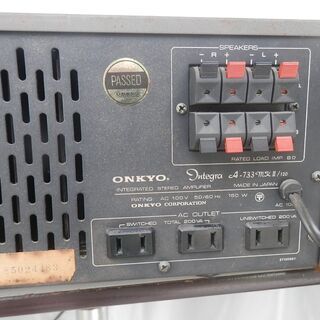 ONKYO   アンプ　の画像
