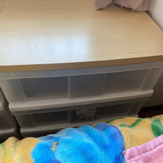 ウッドトップチェストの画像