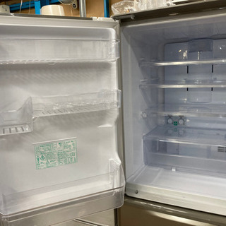 シャープ 3ドア冷蔵庫 どっちもドア 350L 中古