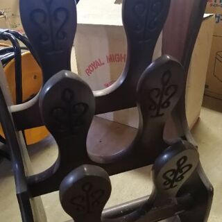 スリッパラック　木製　ジャンク