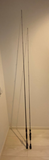 バスロッド　ゾディアス172Hとゴーエモーションベイトフィネス用　2本セット