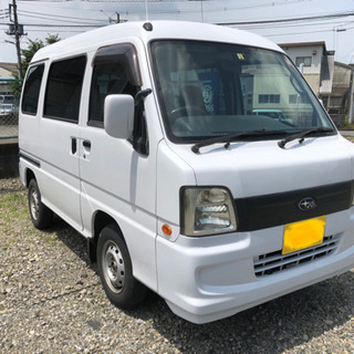 🉐車検長くてR5年❗️人気のトランスポーター✨スバルサンバーバン❗️