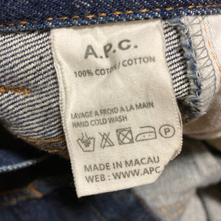 APC デニム　30の画像