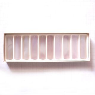 印材１０本セット　高品質の月光石（白瑪瑙）１３．５ｍｍ丸＊６１ｍｍ丈