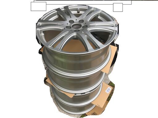 未使用？ホイール4本セット(5H おそらくpcd100 17x7Jの印字)　ホットスタッフ？展示品？