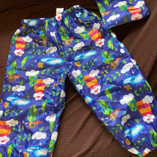 レインポンチョ　DADWAY ダッドウェイ サイズ100の画像