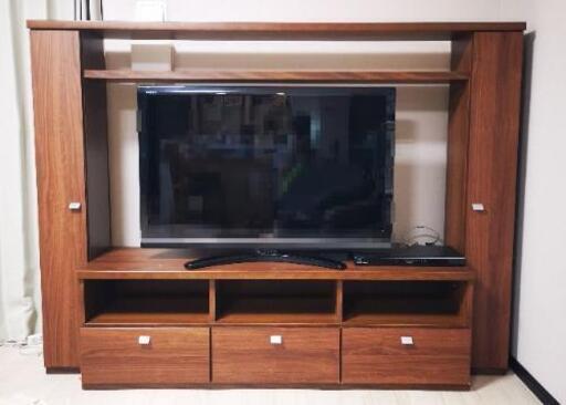 テレビボード　ダークブラウン