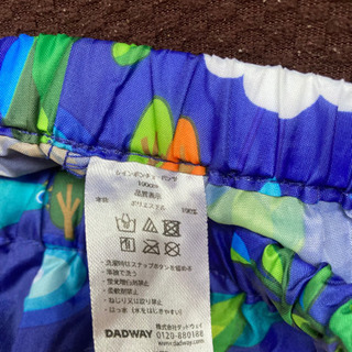 レインポンチョ　DADWAY ダッドウェイ サイズ100の画像